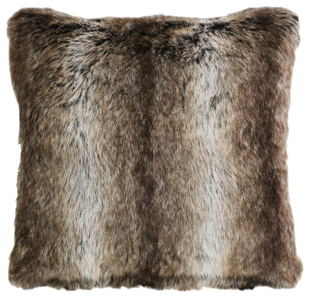 Faux Chinchilla Fur Pillow