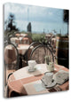 "Gravedonna Caffe" By Alan Blaustein, Giclee Print on Gallery Wrap Canvas