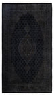 Overdyed One-of-a-Kind Hand-Knotted Area Rug Black, 5' 7" x 10' 0"