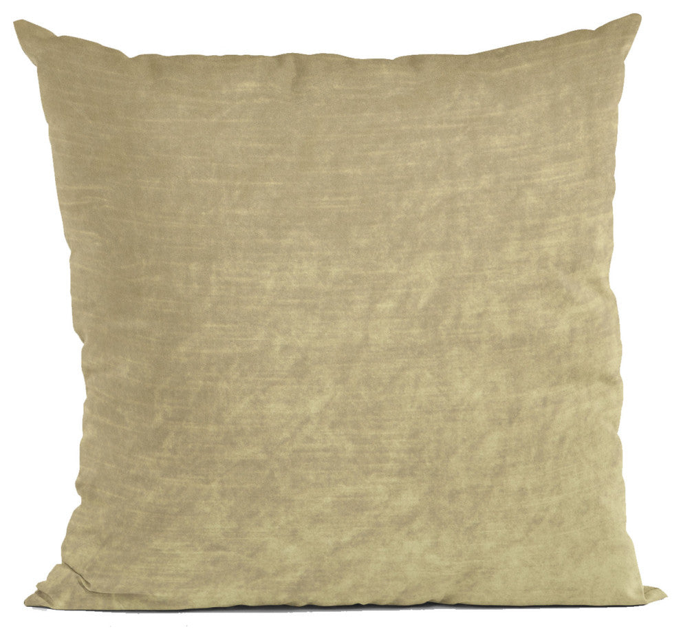 Golden Lux Velvet Shiny Velvet Luxury Throw Pillow, Double sided 26"x26"