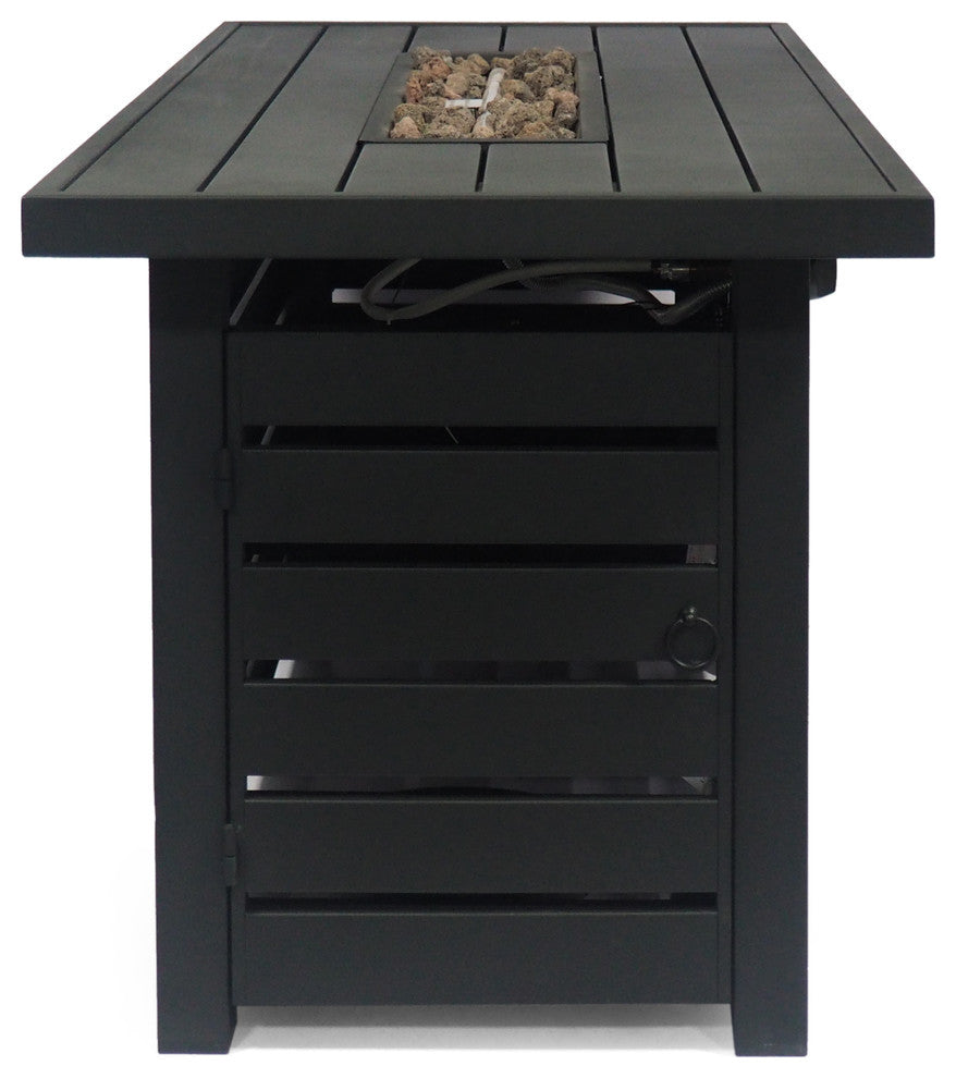 Muriel Rectangular Iron Fire Pit