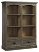 Sauder Sonnet Springs Engineered Wood Bookcase in Pebble Pine