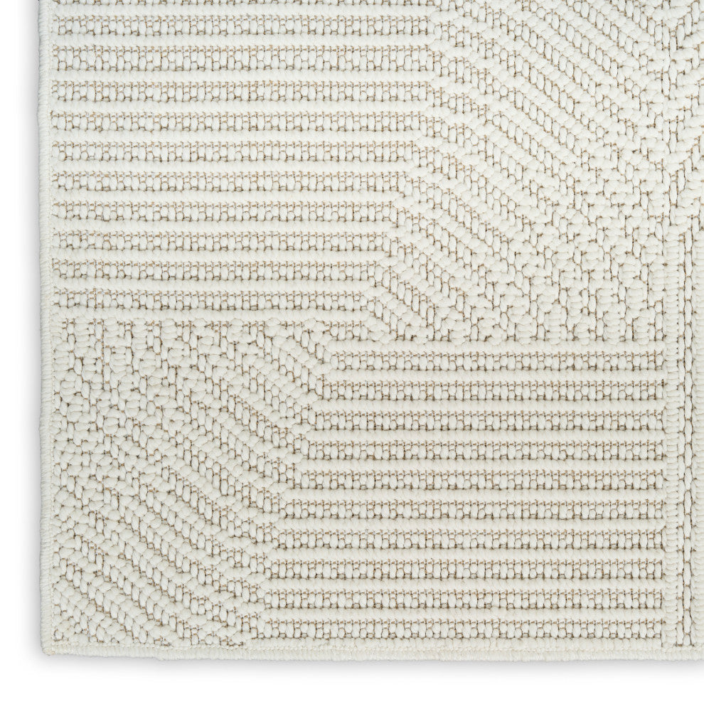 Nourison Natural Texture 2'3" x 7'6" Ivory Modern Indoor Rug