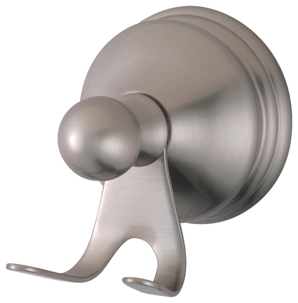 Kingston Brass Robe Hook, Brushed Nickel