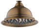 Reno 8" Round Brass Copper Rain Shower Head, Antique