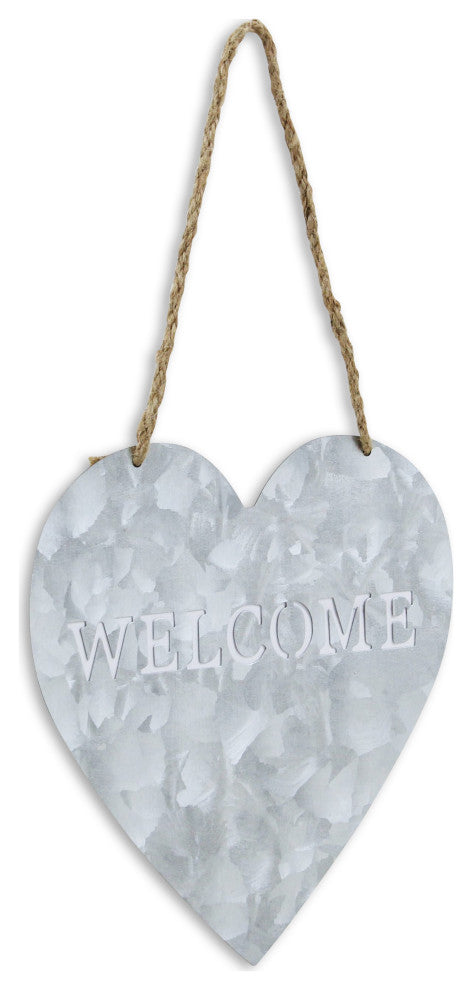"Welcome" Metal Wall Decor