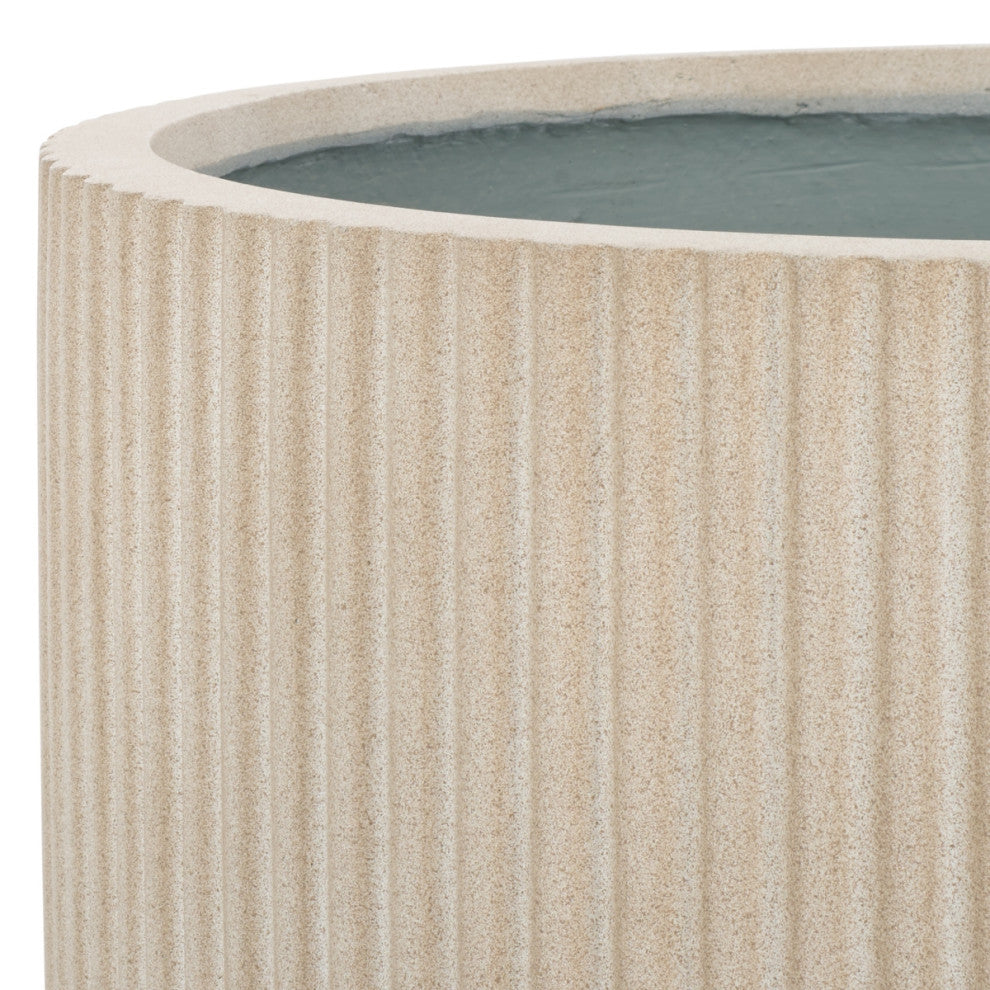 Safavieh Indoor-Outdoor Lucca zoom Planter Pot, Beige