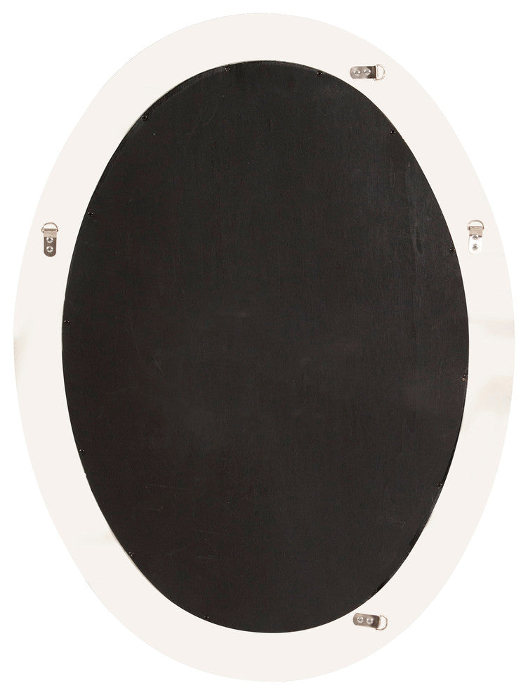 Howard Elliott Queen Ann Mirror, White