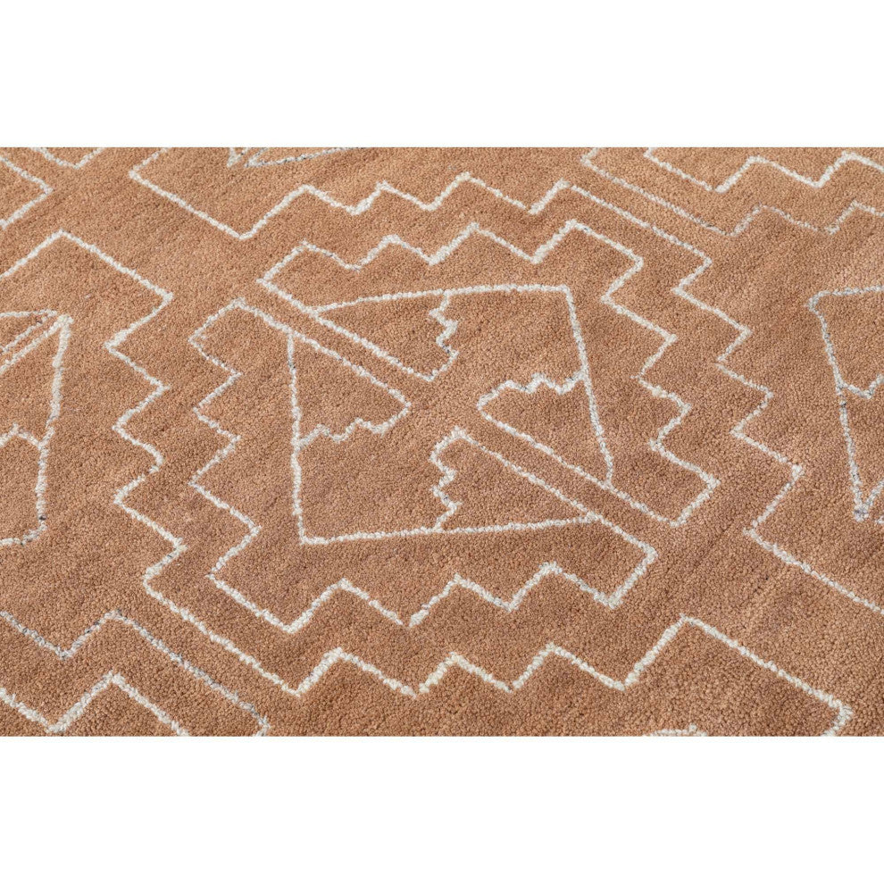 Nomad Garima Area Rug, Rust, 3'x5'