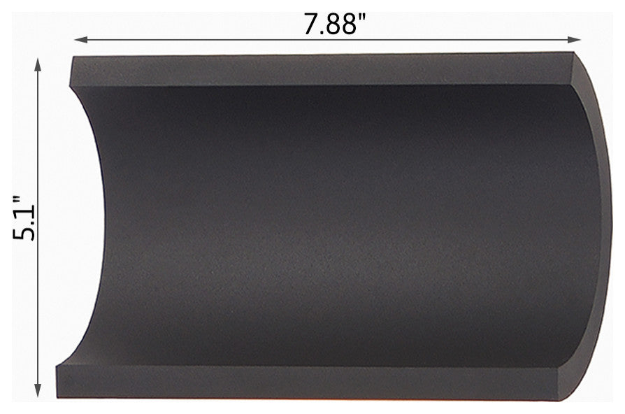 Alumilux Diverge 5"H 2-Light LED Outdoor Wall Sconce Solid Aluminum Bronze Finis