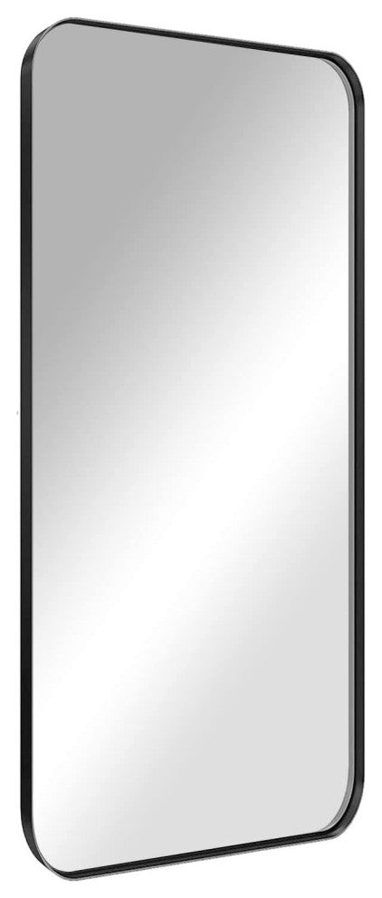 Rectangle Wall Mirror for Bathroom with Matte Polished