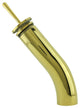 Tall Waterfall Faucet Heavy Cast Brass Gold PVD Round Renovators Supply