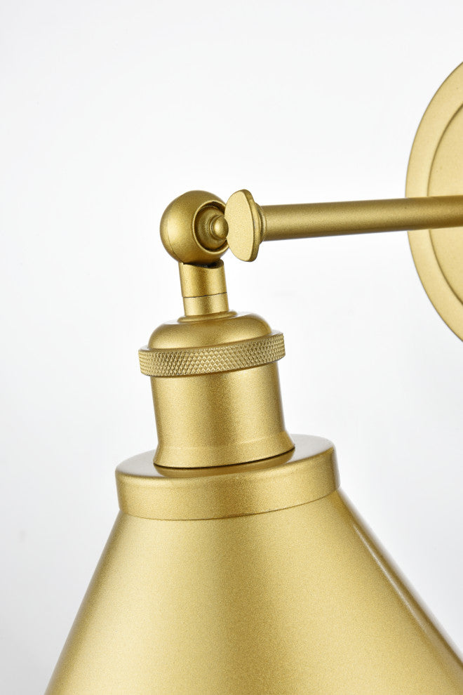 1 Light Brass Bath Sconce