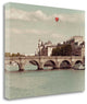 "Paris Bridges" By Keri Bevan,Ready to Hang Giclee Print on Gallery Wrap Canvas