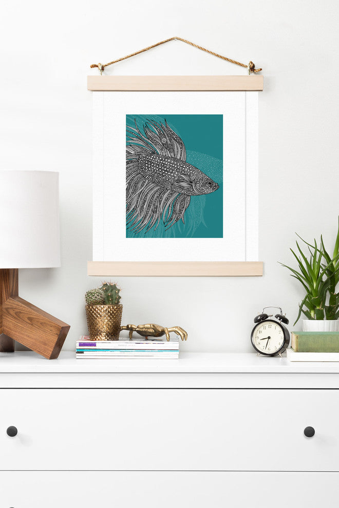 Deny Designs Valentina Ramos Beta Fish Art Print