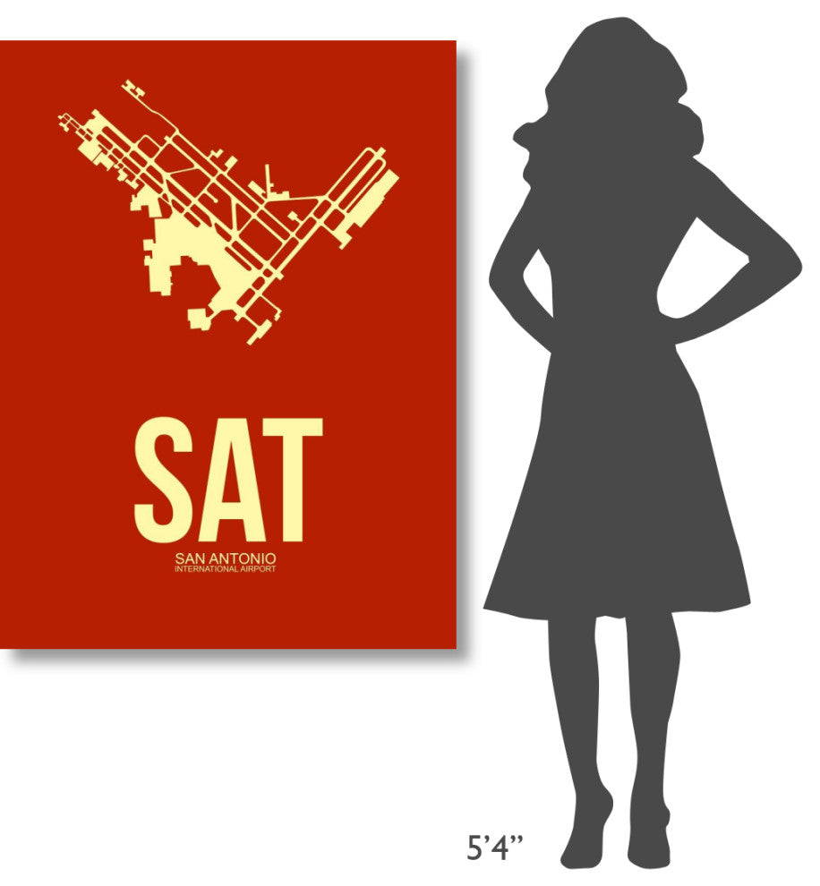 "SAT San Antonio Airport 1" Fine Art Print