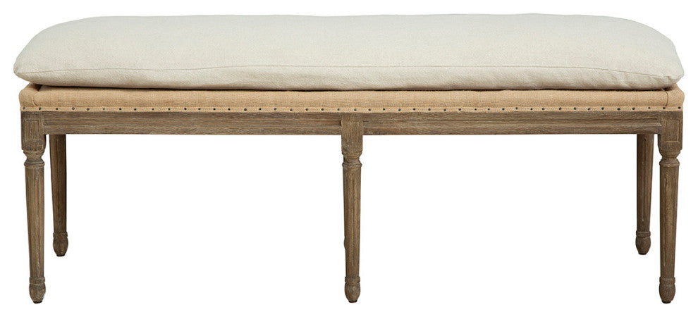 Milton Oak Bench, Natural