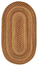 Capel Manchester Gold Hues 0048_100 Braided Rugs - 9' 2" X 13' 2" Oval
