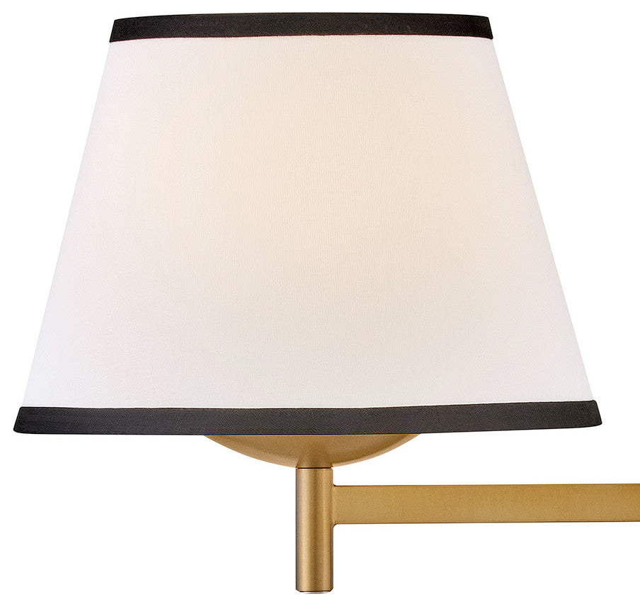 Hinkley Sonia Medium Task Light Sconce, Lacquered Brass