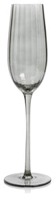 Malden Optic Champagne Flutes, Set of 4, Smoke