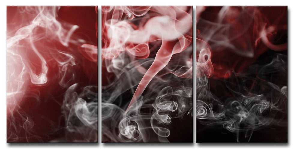 Ready2HangArt 'Glitzy Mist XLVI' by Tristan Scott, 18"x36", 3 Piece Set