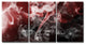 Ready2HangArt 'Glitzy Mist XLVI' by Tristan Scott, 18"x36", 3 Piece Set