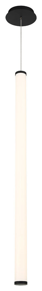 Flare 45" LED Linear Pendant 3000K, Black