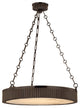 Lynden, 22-inch Pendant, Distressed Bronze Finish, Alabaster Diffuser