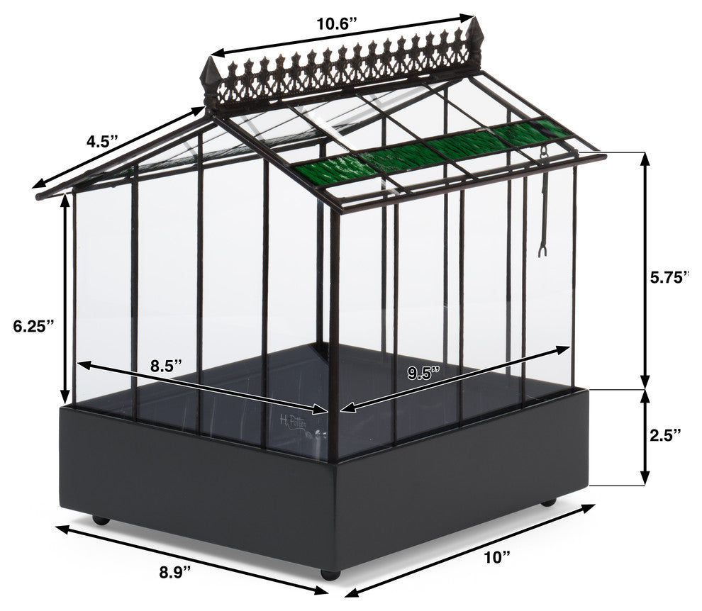 Plant Glass Terrarium Container, Indoor Planter, Wardian Case