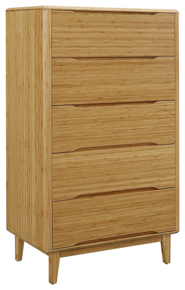 Currant Five Drawer Chest, Caramelized