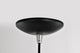 1-Light Matte Black and Brushed Nickel Pendant Light With Bowl Metal Shade