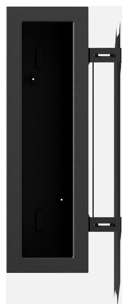 Brixton Window Box Planter With Bracket, 36", Black, 36 Inch, 2 Pack