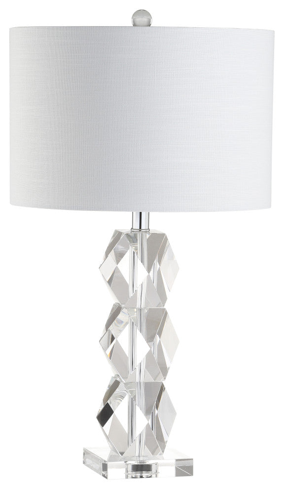 Sofia 26" Crystal Table Lamp, Clear