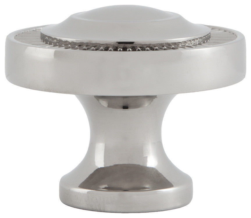 Sumner Street Home Hardware Minted Knob, Large, Polished Nickel