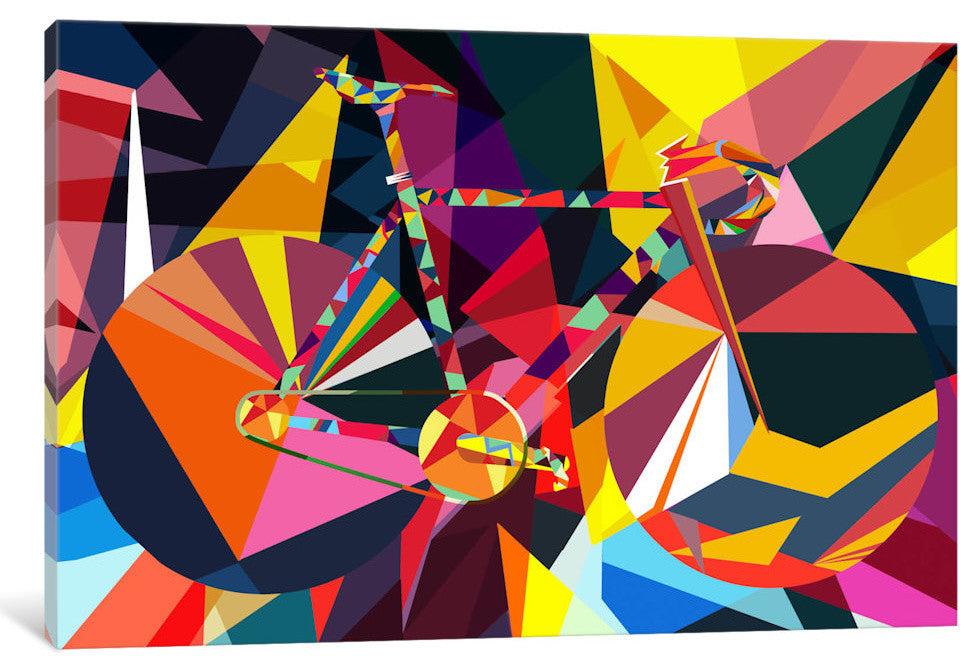 "Polygon Fixie Gallery" by iCanvas, 18x12x1.5"