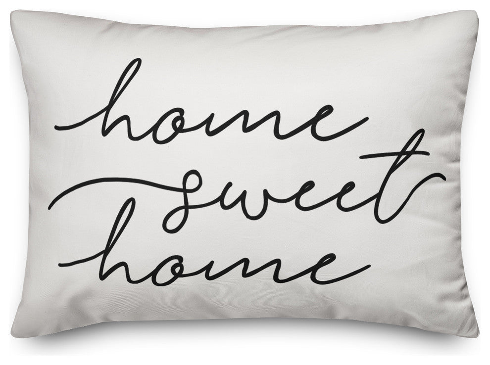 Home Sweet Home Outdoor Throw Pillow, 14x20