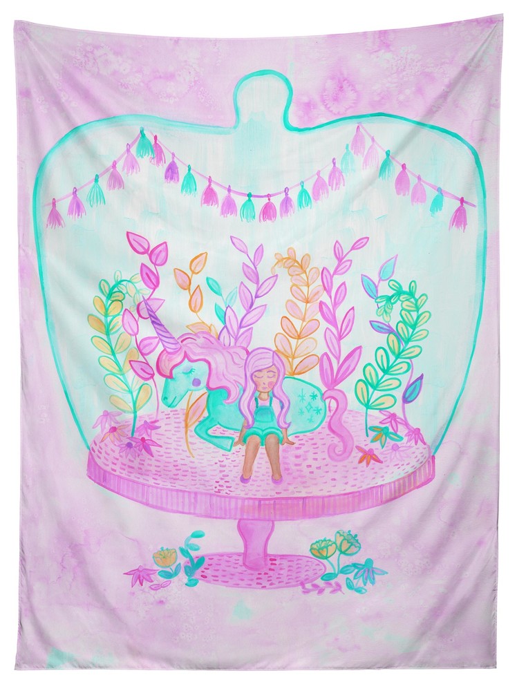 Deny Designs Dash And Ash Unicorn Hideaway Tapestry