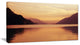 "Fantastic Swiss Lake At Sunset in Brienz" Seascape Art Canvas, 40"x20"
