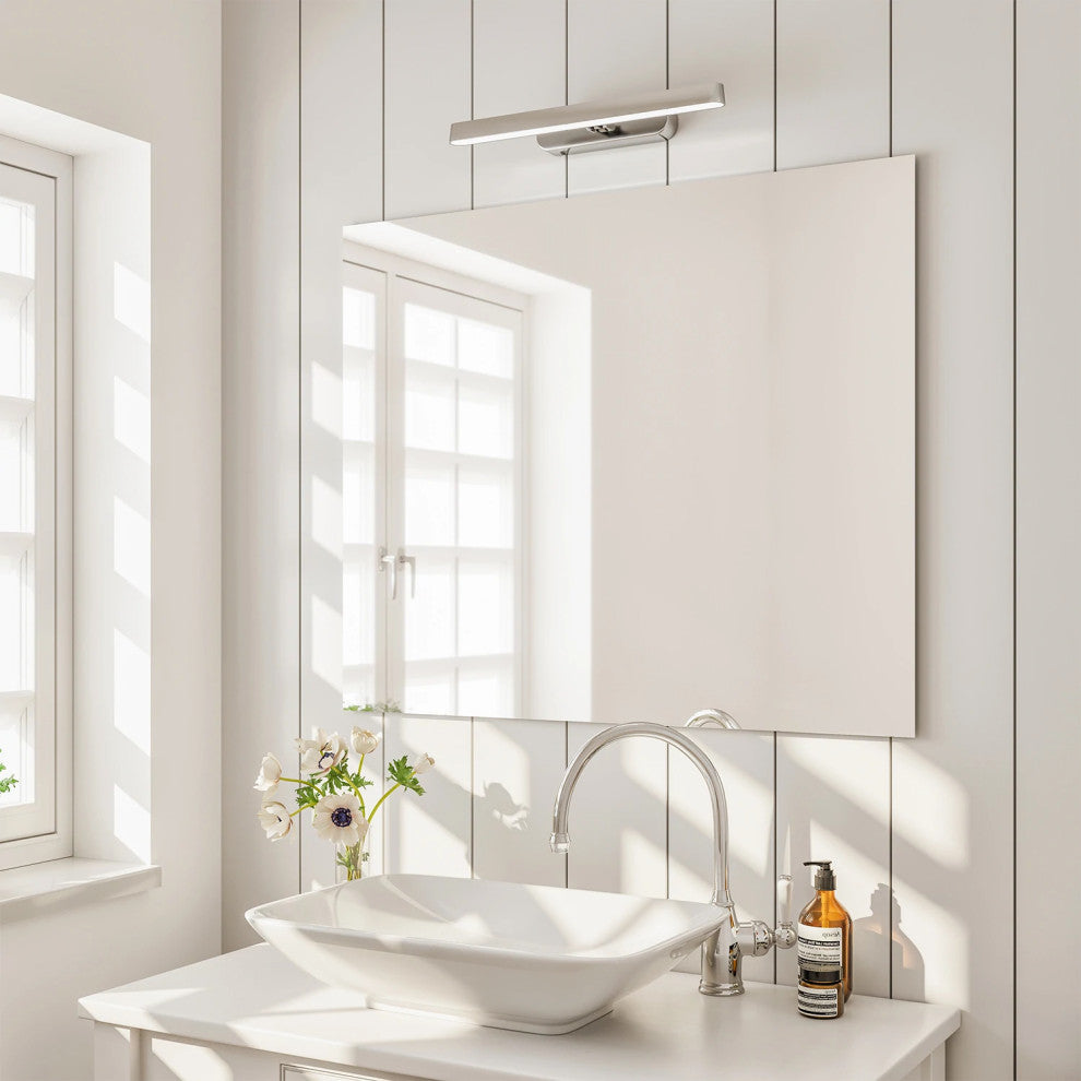 Eviva Sleek 36" x 30" Rectangular Frameless Mirror