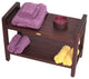 Classic Teak Shower Bench With LiftAid Arms, 29"x18"