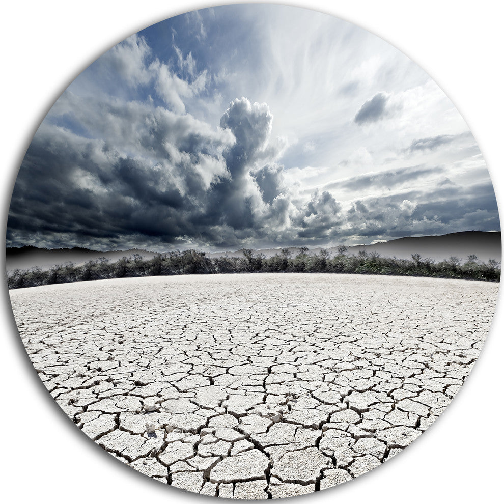 Desert Dreamscape, Landscape Photo Round Wall Art, 36"