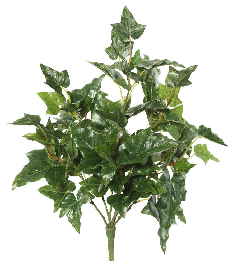 Vickerman 20" English Ivy Bush X 6 With 66 Leaves., Green