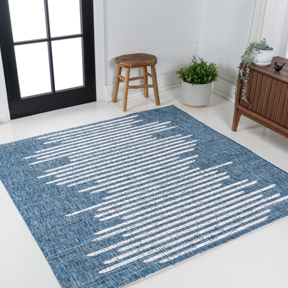 Zolak Berber Stripe Geometric Indoor/Outdoor Area Rug