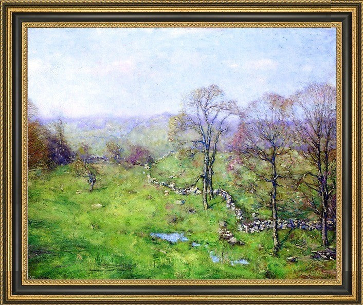 Charles Harold Davis May Morning Framed Premium Canvas Print, 20"x25"