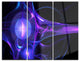 "Purple Bright Candle" Digital Metal Wall Art, 3 Panels, 36"x28"