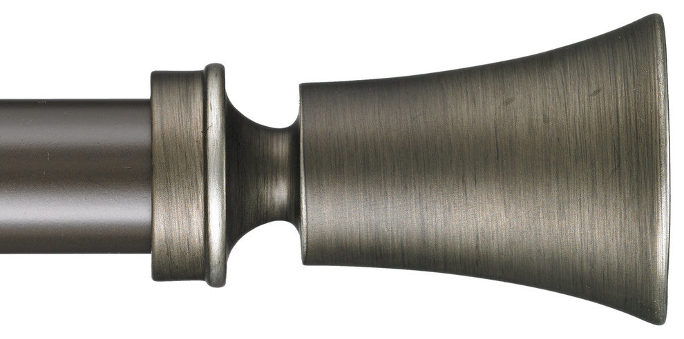 Tama Non-Telescoping Curtain Rod, Oil Rubbed Bronze, 72''