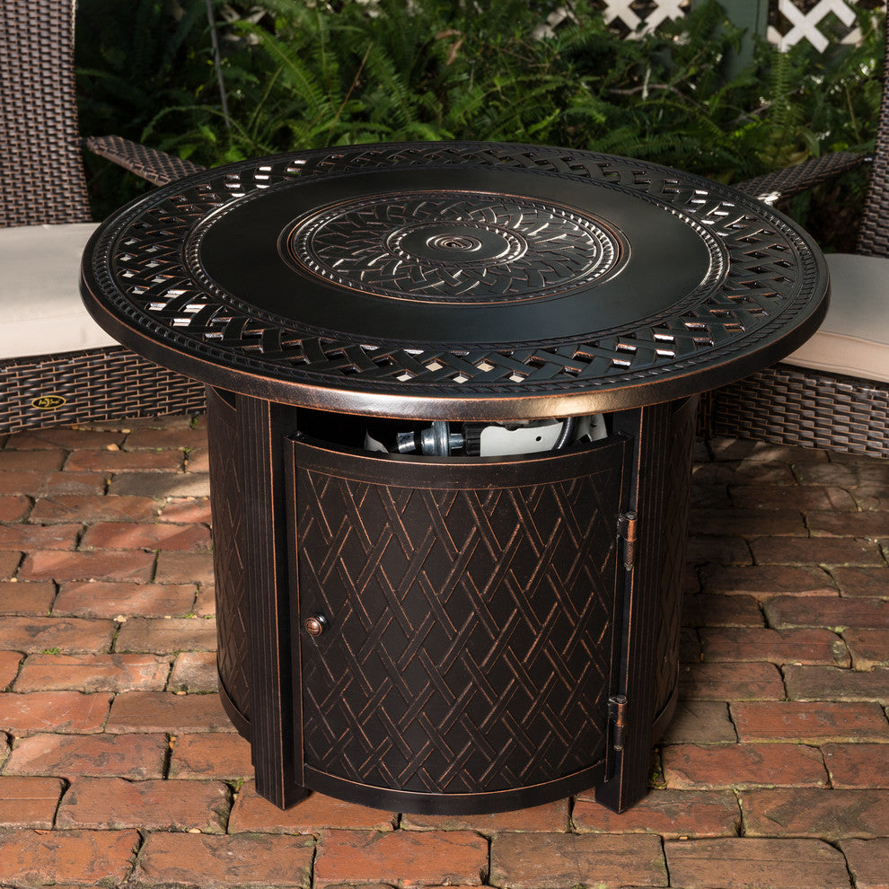Wagner Round Alumimum LPG Fire Pit