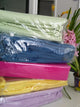 Tache Solid Rose Neon Pink Bed Sheet Set, California King