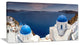 "Blue Doomes Churches Panorama" Landscape Print Wall Artwork, 40"x20"