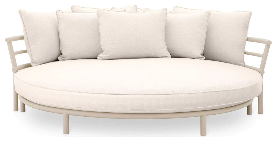 White Round Outdoor Sofa | Eichholtz Laguno